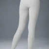 High-Waist Alosoft Lounge Legging - Gris jaspeado deportivo