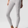 High-Waist Alosoft Sunray Legging lavado - Lavado gris cielo