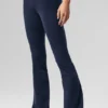 High-Waist Bootcut Leggings Airbrush - Azul marino