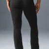 High-Waist Bootcut Leggings Airbrush - Negro