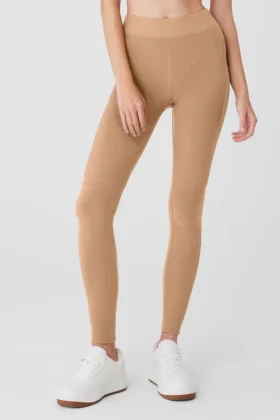 High-Waist Head Start Leggings de Alosoft - Toasted Almond