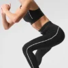 High-Waist High-Waist Leggings Suit Up de Airlift - Negro/Blanco