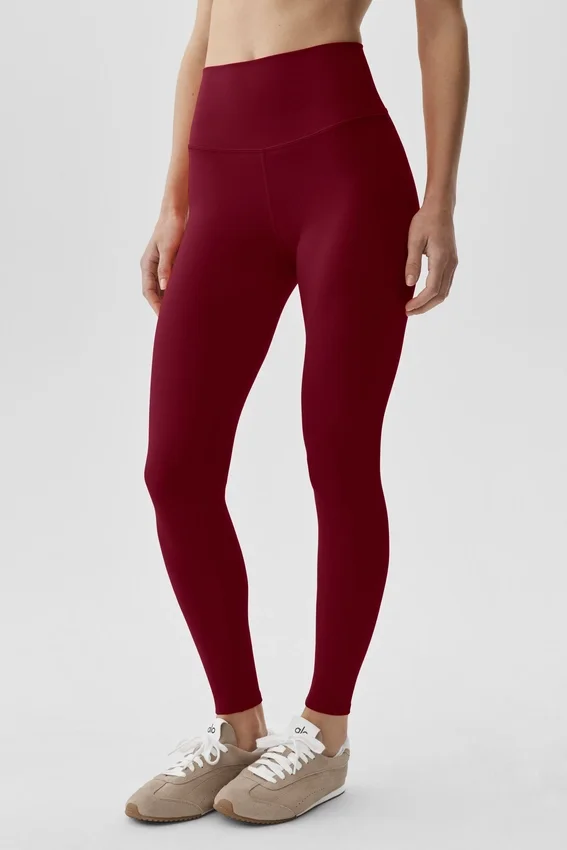 High-Waist Leggings 7/8 Alo Softsculpt - Rojo Summer Romance