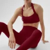 High-Waist Leggings 7/8 Alo Softsculpt - Rojo Summer Romance
