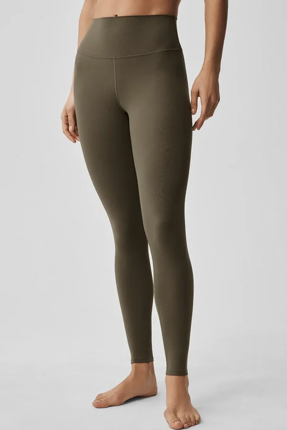 High-Waist Leggings Alo Softsculpt - Olive Tree