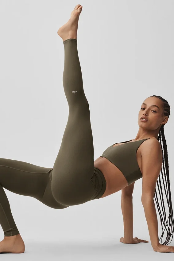 High-Waist Leggings Alo Softsculpt - Olive Tree