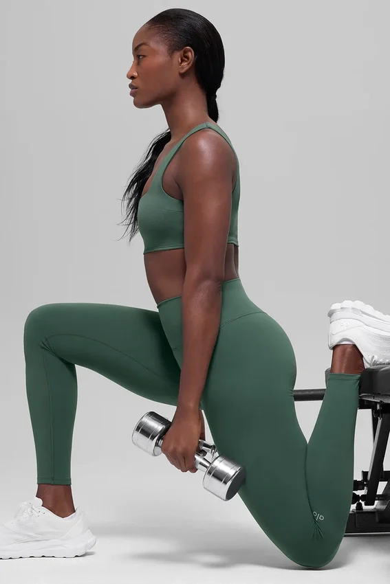 High-Waist Leggings Alo Softsculpt - Verde trébol
