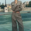 High-Waist Main Character Wide Leg Trouser — Color cacao claro