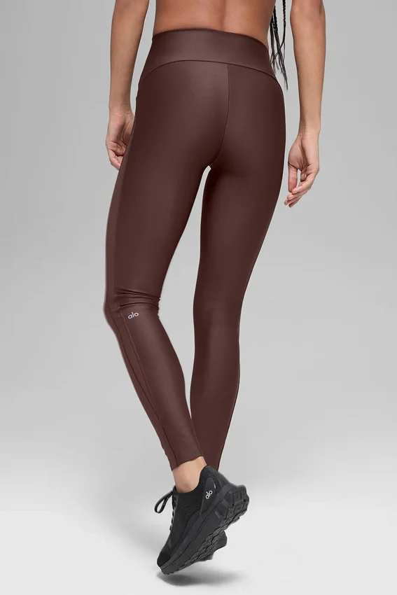 High-Waist Mesh Infatuation Leggings de Airlift - Brownstone
