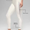 High-Waist Mesh Infatuation Leggings - Ivory