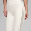 High-Waist Mesh Infatuation Leggings - Ivory