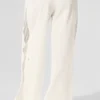 High-Waist Origin Wide Leg Track Pant - Marfil