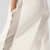 High-Waist Origin Wide Leg Track Pant - Marfil