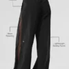 High-Waist Origin Wide Leg Track Pant - Negro