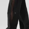 High-Waist Origin Wide Leg Track Pant - Negro