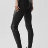 High-Waist Supermoto Airlift Winter Warm Leggings - Negro