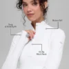 Jersé Alosoft Rapid con media cremallera - Blanco