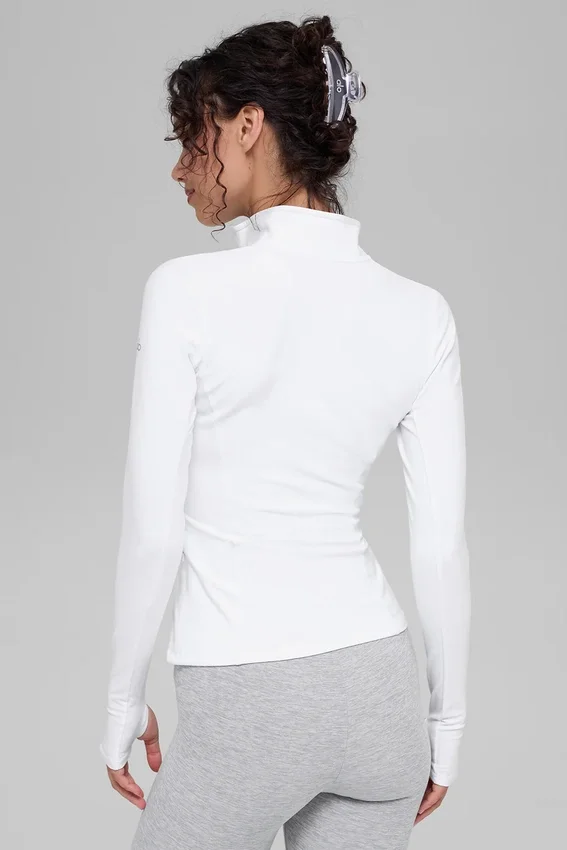 Jersé Alosoft Rapid con media cremallera - Blanco