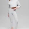 Jersey de cuello alto corto de punto trenzado Winter Bliss de manga larga - Athletic Heat
