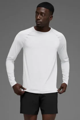 Jersey de cuello redondo y manga larga Idol - Blanco