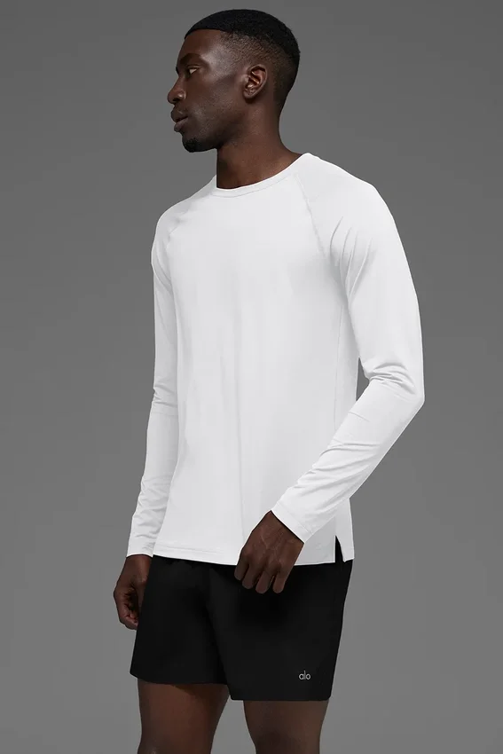 Jersey de cuello redondo y manga larga Idol - Blanco