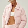 Jerséu acolchado de cachemira Northstar - Rosa escarchado