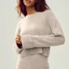 Jerséu Cashmere Embrace - Grano de avena jaspeado