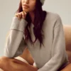 Jerséu Cashmere Embrace - Grano de avena jaspeado