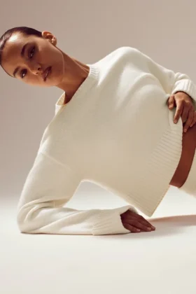 Jerséu Cashmere Embrace - Marfil