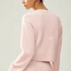 Jerséu Cashmere Embrace - Rosa escarchado