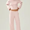 Jerséu Cashmere Embrace - Rosa escarchado