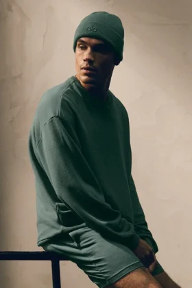 Jerséu Chill de cuello redondo - Verde trébol