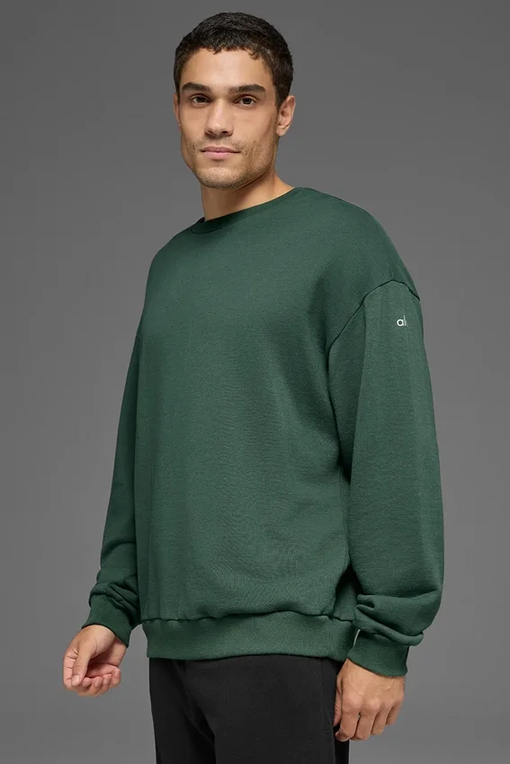 Jerséu Chill de cuello redondo - Verde trébol