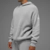 Jerséu con capucha de punto «Sports Club» - Gris jaspeado deportivo
