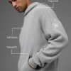 Jerséu con capucha de punto «Sports Club» - Gris jaspeado deportivo