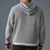 Jerséu con capucha de punto «Sports Club» - Gris jaspeado deportivo