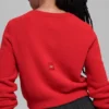 Jerséu corto de la colección Snuggle up - Rojo brillante