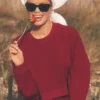 Jerséu corto Sway de cuello redondo - Rojo «Summer Romance»