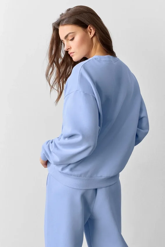 Jerséu de cuello redondo Accolade - Azul Provenza claro
