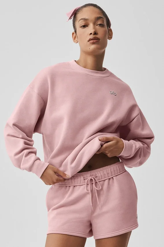 Jerséu de cuello redondo Accolade - Rosa vintage