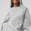 Jerséu de cuello redondo Make Waves - Gris atlético jaspeado tonal