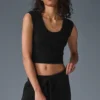 Jerséu de manga corta Snuggle Up - Negro