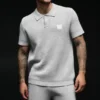 Jerséu de punto Sports Club — Gris jaspeado deportivo