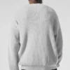 Jerséu Domain de punto acanalado con cuello redondo - Gris jaspeado deportivo