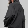 Jerséu Hazy de forro polar - Negro
