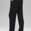Jerséu High-Waist de pierna ancha - Negro