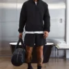 Jerséu ligero de atletismo para llevar — Negro