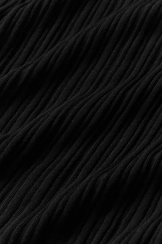 Jerséu sin tirantes Sunlit con botones - Negro