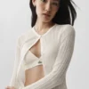 Jerséu Sunlit Cardigan - Marfil