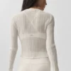 Jerséu Sunlit Cardigan - Marfil